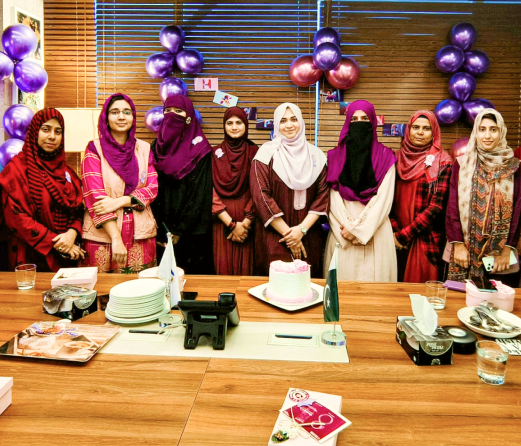 Women And Pink Day at Top Edge Technologies